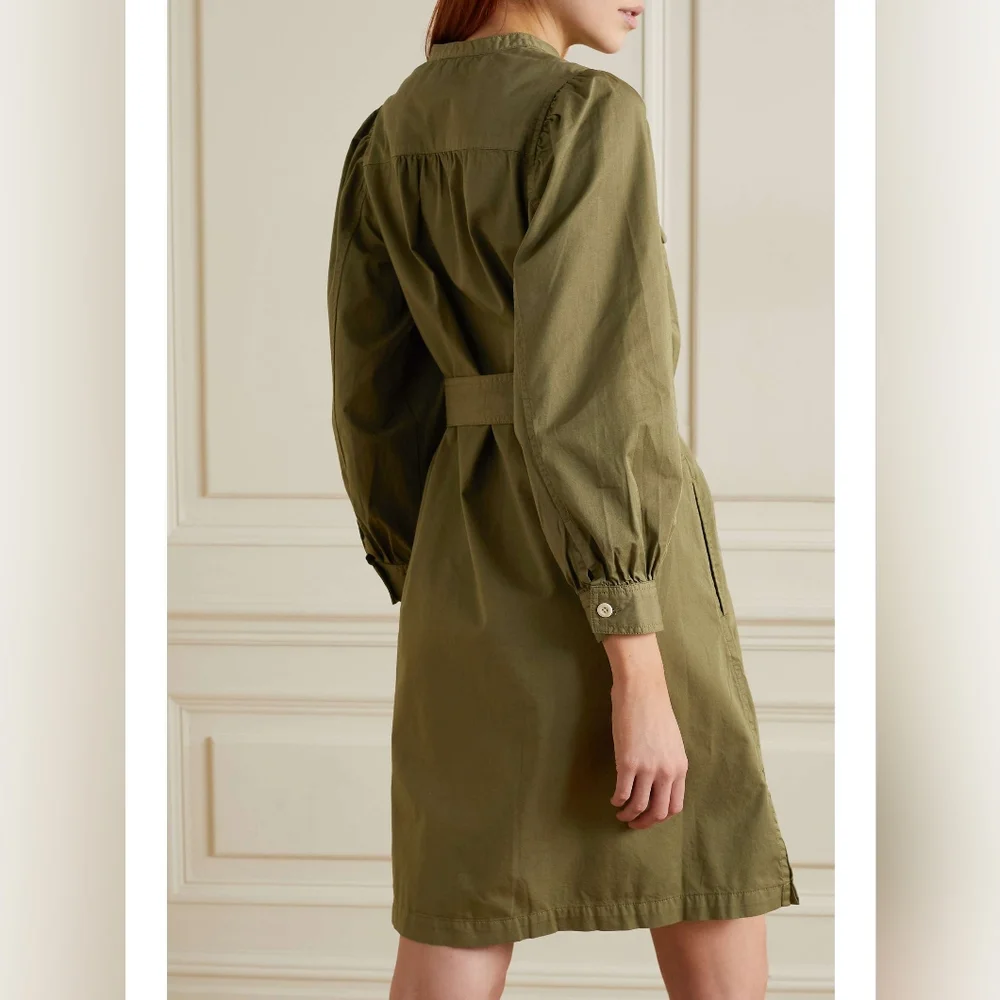Alex Mill Olive Green Midi Dress - Picture 2 of 9